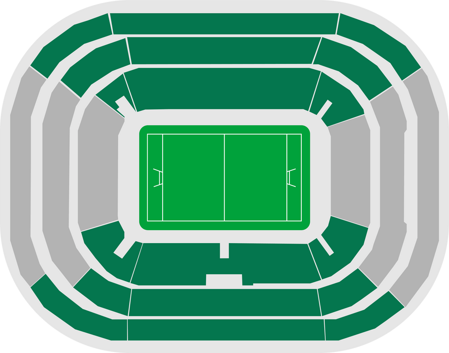 Seating map of the longside section at Allianz Stadium, Twickenham